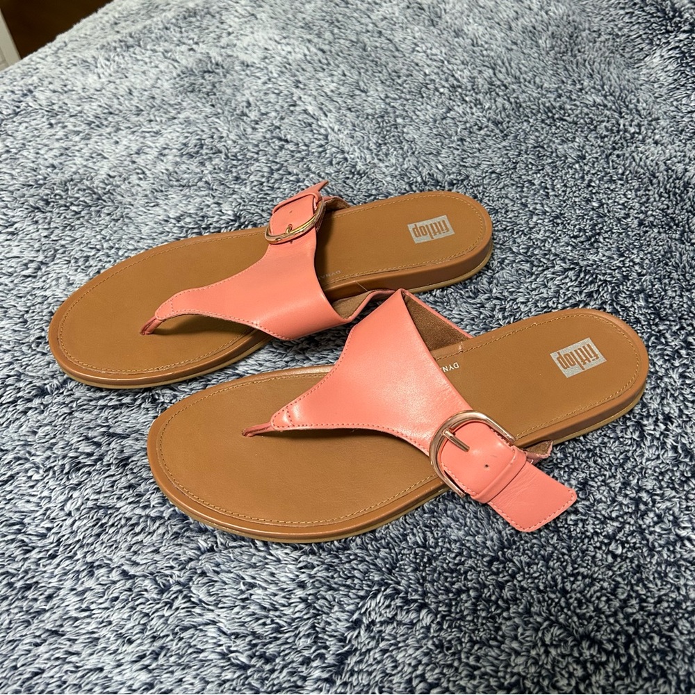 FITFLOP Gracie Leather Toe Post Sandal